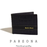 Black Crocodile Customize Wallet